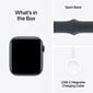 Apple Watch SE GPS 44mm Midnight Aluminium Case with Midnight Sport Band - S/M MXEJ3ET/A цена и информация | Nutikellad (smartwatch) | kaup24.ee