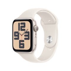 Apple Watch SE GPS 40мм Корпус из алюминия Starlight со спортивным ремешком Starlight — S/M MXEF3ET/A цена и информация | Смарт-часы (smartwatch) | kaup24.ee