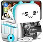 Happy People Mini Printer Cat Blue ja 11 rulli trükipaberit цена и информация | Printerid | kaup24.ee