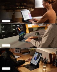 ESR iPad Pro 13-tolline M4 klaviatuuri ümbris, sülearvuti, mudel 6B023 hind ja info | Tahvelarvuti kaaned ja kotid | kaup24.ee