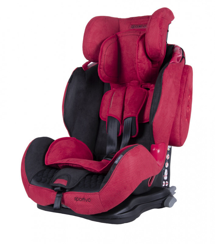 Turvatool Coletto Sportivo isofix 9-36 kg. Punane hind ja info | Turvatoolid | kaup24.ee