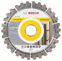 Алмазный диск Bosch Best for Universal 125 х 22,23 мм цена и информация | Механические инструменты | kaup24.ee