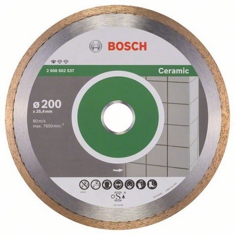 Teemantketas Bosch Standard For Ceramic 200x25,4mm hind ja info | Käsitööriistad | kaup24.ee