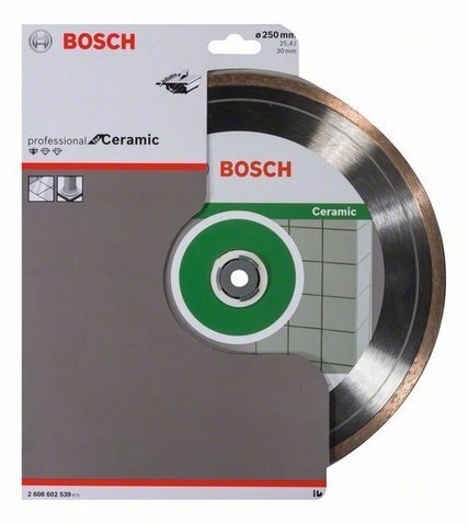 Teemantketas Bosch Standard for Ceramic 250x25,40mm цена и информация | Käsitööriistad | kaup24.ee