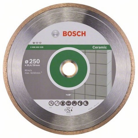 Teemantketas Bosch Standard for Ceramic 250x25,40mm цена и информация | Käsitööriistad | kaup24.ee