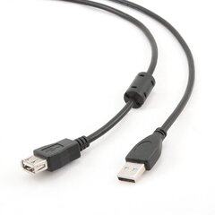 Gembird USB pikendus USB 2.0 A (M) - (F), 4.5m цена и информация | Кабели и провода | kaup24.ee