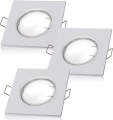 Lex Collective LED kohtvalgusti komplekt 230 V valge 3 tk 8 x 8 cm hind ja info | Laelambid | kaup24.ee