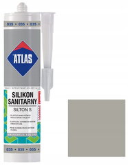 Atlas Silton S Sanitaartehniline elastne silikoon hall 280 ml цена и информация | Изоляционный и уплотняющий упаковочный материал | kaup24.ee