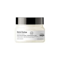 Juuksemask L'Oréal Professionnel Metal Detox Mask 250ml цена и информация | Средства для укрепления волос | kaup24.ee