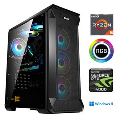 MULTI GAMING Ryzen 5 5500 32GB 512GB SSD RTX 4060 8GB Windows 11 hind ja info | Lauaarvutid | kaup24.ee