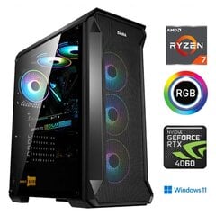 MULTI GAMING Ryzen 7 5800X 32GB 1TB SSD RTX 4060 Windows 11 цена и информация | Стационарные компьютеры | kaup24.ee