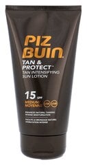 Päikesekaitselosjoon Piz Buin Tan And Protect Tan Intensifying SPF15 150 ml hind ja info | Päikesekreemid | kaup24.ee