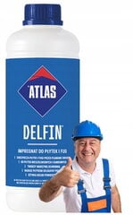 Atlas Delfin plaatide ja vuukide impregneerija 1l цена и информация | Импрегнанты, средства для ухода | kaup24.ee