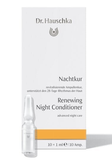 Noorendavad näo ampullid Dr. Hauschka Renewing Night Conditioner 10 x 1 ml цена и информация | Näoõlid, seerumid | kaup24.ee