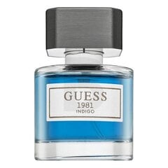 Tualettvesi Guess 1981 Indigo For Men Eau de Toilette meestele, 30 ml hind ja info | Meeste parfüümid | kaup24.ee