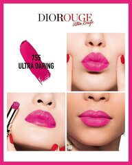 Huulepulk Dior Rouge Dior Ultra Rouge 3.2 g, 755 Ultra Daring hind ja info | Huulepulgad, -läiked, -palsamid, vaseliin | kaup24.ee