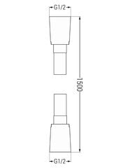 Потолочный душевой комплект с термостатом Mexen Cube 6in1, Graphite цена и информация | Душевые комплекты и панели | kaup24.ee