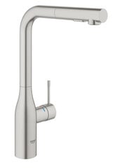 Grohe Essence смеситель для кухни с высоким изливом, широким диапазоном поворота и выдвижным душем 30270DC0 цена и информация | Кухонные смесители | kaup24.ee