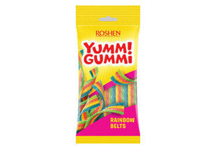 Кислые жевательные конфеты Roshen Yummi gummi, кислые ленты, 70 г цена и информация | Сладости | kaup24.ee