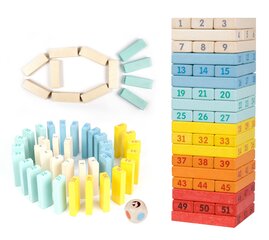 Puidust jenga lauamäng, Classic World L-CW3752 цена и информация | Настольные игры, головоломки | kaup24.ee