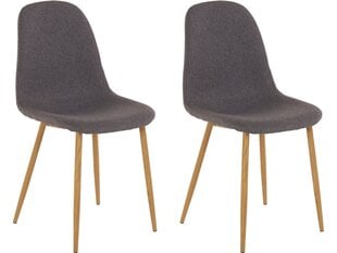 Набор из 2 стульев Notio Living Miller, серый цена и информация | Стулья для кухни и столовой | kaup24.ee
