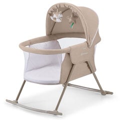 Beebivoodi-häll Kinderkraft Lovi, beige hind ja info | Reisivoodid, mänguaedikud | kaup24.ee