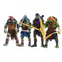 4 tk/komplekt Anime-Teenage Mutant Ninja Kilpkonnad Märulifiguurid lauaarvuti kodukaunistuse fännidele kingitus hind ja info | Pehmed mänguasjad | kaup24.ee