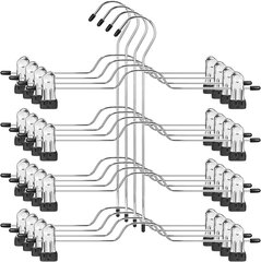 ZriEy Набор вешалок для брюк 4 штуки 32 x 38 см цена и информация | Вешалки и мешки для одежды | kaup24.ee