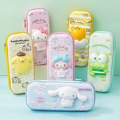 Pu suure mahutavusega pliiatsiümbris Kawaii Hellokitty Cinnamoroll Melody koolipliiatsid kott kott pliiatsiümbris Tarvikud kirjatarbed hind ja info | Pinalid | kaup24.ee