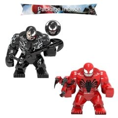 6 tk Venom Big Minifiguurid Ehitusklotsid Mänguasjade komplekt Tegevusfiguurid hind ja info | Pehmed mänguasjad | kaup24.ee