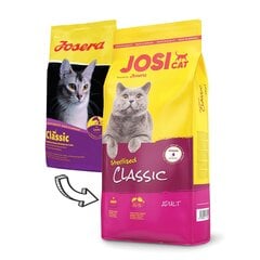 Kuivtoit JosiCat Classic steriliseeritud kassidele, 10 kg hind ja info | Kuivtoit kassidele | kaup24.ee