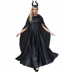 Nõia kostüüm naistele diabolina maleficent halloween karneval l цена и информация | Карнавальные костюмы | kaup24.ee