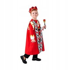 King of hearts kostüüm poisile muinasjutu karneval halloween kostüüm s цена и информация | Карнавальные костюмы | kaup24.ee