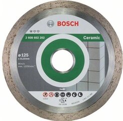 Teemantketas Bosch Best for Ceramic 125x22x1,8mm hind ja info | Käsitööriistad | kaup24.ee