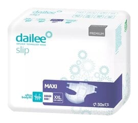 Mähkmed Dailee Slip Premium Maxi XXL, 30 tk hind ja info | Mähkmed, hügieenisidemed, ühekordsed linad täiskasvanutele | kaup24.ee