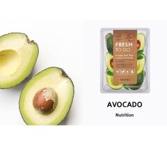 Toitev kangasmask näole TonyMoly Fresh To Go Avocado, 1 tk цена и информация | Маски для лица, патчи для глаз | kaup24.ee