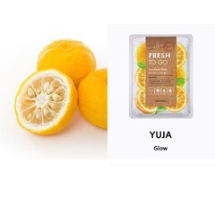 Sära andev lehtmask näole TonyMoly Fresh To Go Yuja, 1 tk цена и информация | Маски для лица, патчи для глаз | kaup24.ee