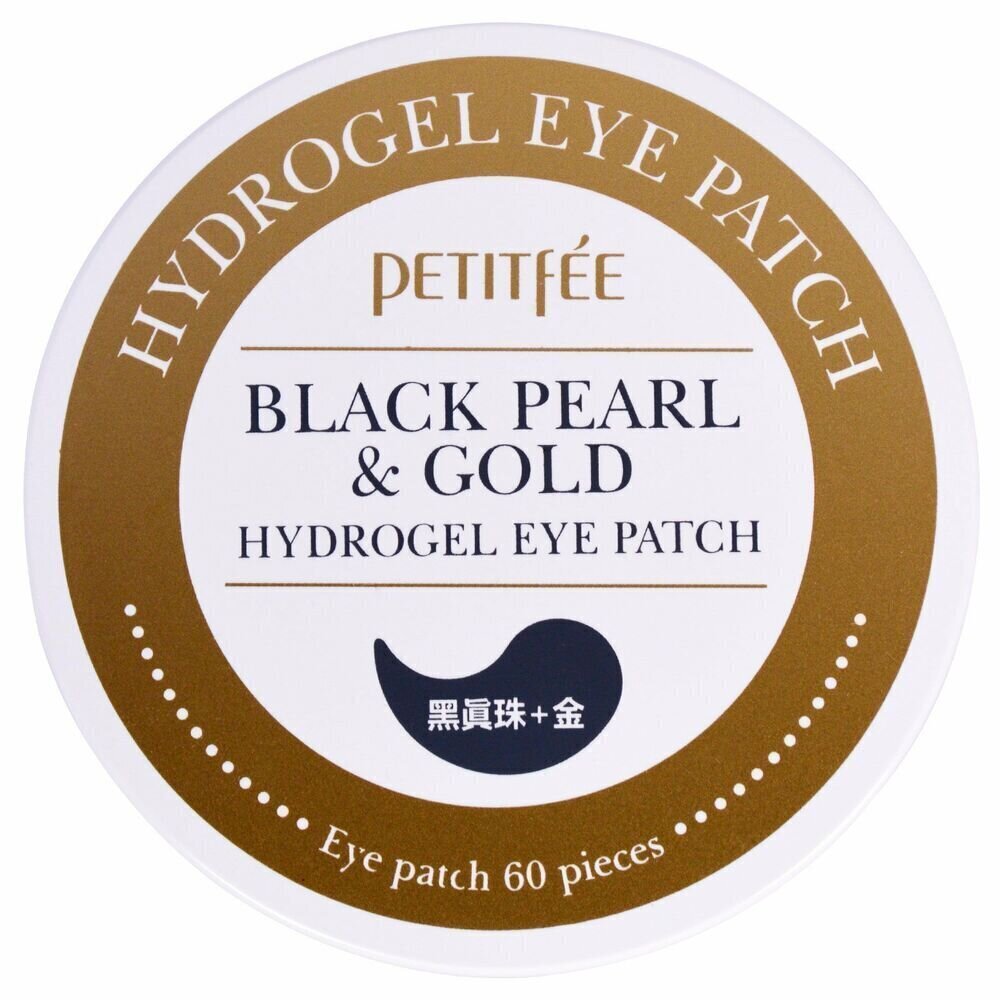 Petitfee Black Pearl & Gold Hydrogel Eye Patch Silmapadjad, 60 tk hind ja info | Näomaskid, silmamaskid | kaup24.ee