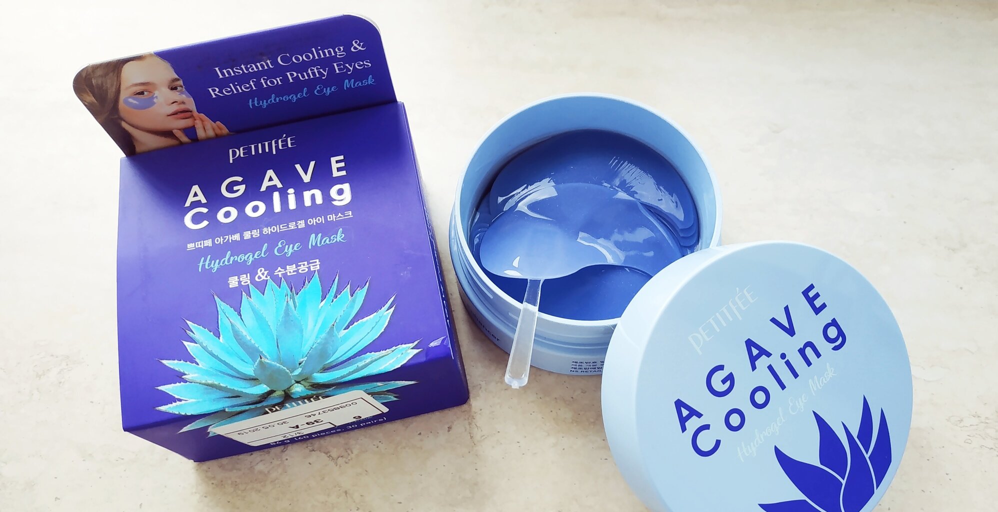 Silmamask Petitfee Agave Cooling Hydrogel Eye Mask 60 tk цена и информация | Näomaskid, silmamaskid | kaup24.ee