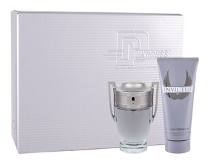 Komplekt Paco Rabanne Invictus: EDT meestele 50 ml + dušigeel 100 ml hind ja info | Meeste parfüümid | kaup24.ee