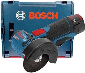 Akunurklihvija Bosch 12V 2x3,0Ah GWS 12V-76 L-BOXX (B06019F200B) цена и информация | Шлифовальные машины | kaup24.ee