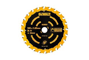 Lõikeketas Dewalt 165 x 20mm (DT10624) цена и информация | Запчасти для садовой техники | kaup24.ee