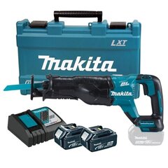 Akuga lineaarne saag Makita 18V 2x5,0Ah Li-Ion - DJR187RTE hind ja info | Elektrilised saed, mootorsaed ja tarvikud | kaup24.ee