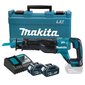 Akuga lineaarne saag Makita 18V 2x5,0Ah Li-Ion - DJR187RTE цена и информация | Elektrilised saed, mootorsaed ja tarvikud | kaup24.ee