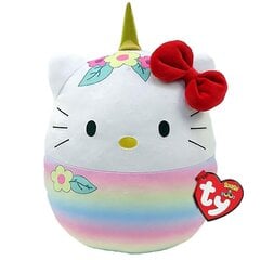 Ty Hello Kitty (lilled) Squish-a-boo 14" hind ja info | Pehmed mänguasjad | kaup24.ee