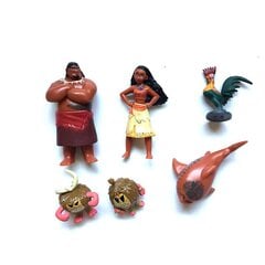 12tk Moana figuurimängumudel hind ja info | Pehmed mänguasjad | kaup24.ee