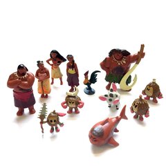 12tk Moana figuurimängumudel hind ja info | Pehmed mänguasjad | kaup24.ee