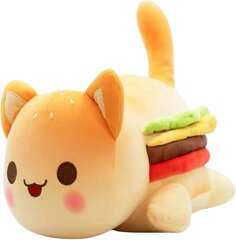 Täidisega kassloomad Aphmau Meemeows Cat Pehmed mänguasjad, Cat Mjäu Mjäu Pehme plüüsis sõõrik Hamburger Cat Plush Doll (hamburger Cat , 9,84 tolli) hind ja info | Pehmed mänguasjad | kaup24.ee