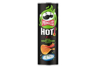 Konstruktsiooni suupiste Pringles, hapukoor ja sibul, 160 g hind ja info | Suupisted, krõpsud | kaup24.ee