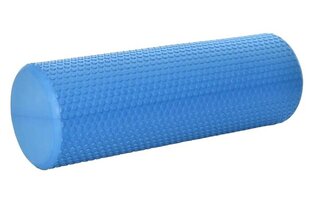 Массажный ролик для йоги SANRO Foam roll 45*15 см Синий цена и информация | Товары для йоги | kaup24.ee